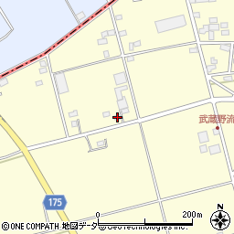埼玉県深谷市武蔵野2057周辺の地図