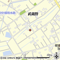 埼玉県深谷市武蔵野3510周辺の地図