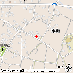 茨城県古河市水海68周辺の地図