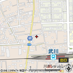 埼玉県深谷市田中121周辺の地図