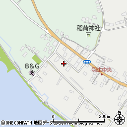 茨城県行方市羽生37周辺の地図