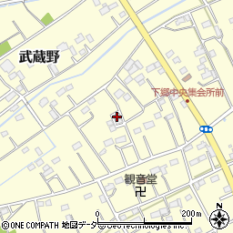埼玉県深谷市武蔵野3446周辺の地図
