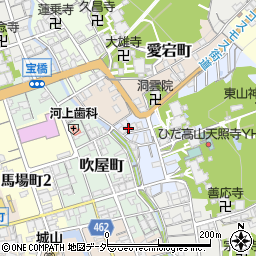 岐阜県高山市天性寺町30周辺の地図