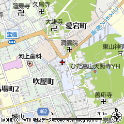岐阜県高山市天性寺町31周辺の地図