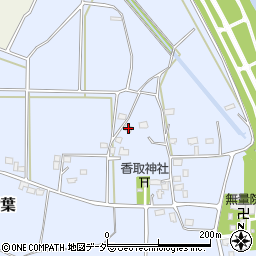 茨城県下妻市皆葉386周辺の地図