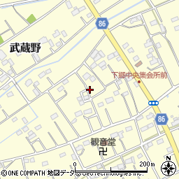埼玉県深谷市武蔵野3451-2周辺の地図