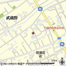 埼玉県深谷市武蔵野3445周辺の地図