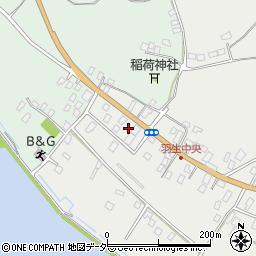 茨城県行方市羽生17周辺の地図