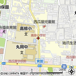 高椋小学校周辺の地図