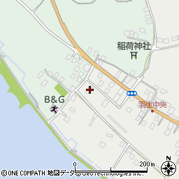 茨城県行方市羽生39周辺の地図
