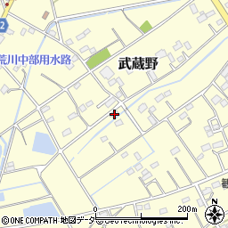 埼玉県深谷市武蔵野3573周辺の地図