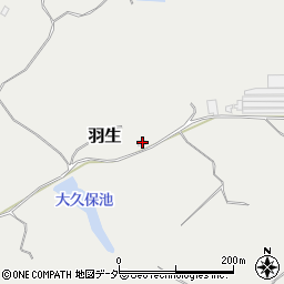 茨城県行方市羽生1656-3周辺の地図