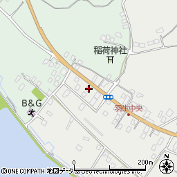 茨城県行方市羽生14周辺の地図