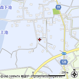 茨城県つくば市若森120-1周辺の地図