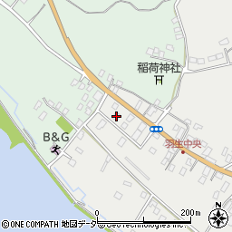 茨城県行方市羽生8周辺の地図