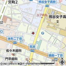 藤仁館学園熊谷キャンパス周辺の地図