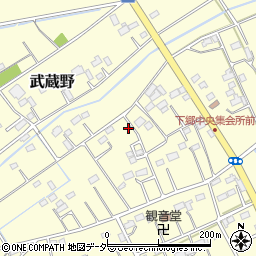 埼玉県深谷市武蔵野3448周辺の地図
