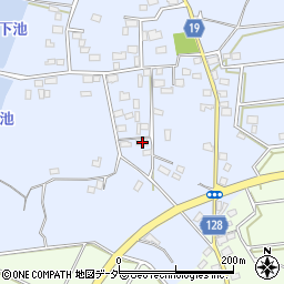 茨城県つくば市若森119-1周辺の地図