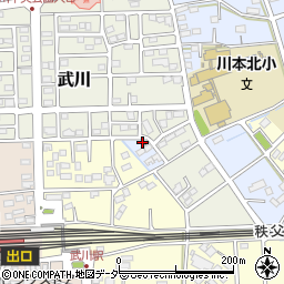 埼玉県深谷市長在家110周辺の地図