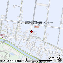 福井県坂井市春江町中庄周辺の地図