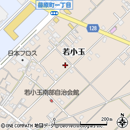 埼玉県行田市若小玉1636-2周辺の地図