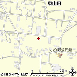 茨城県古河市東山田3003周辺の地図