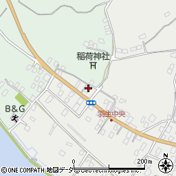 茨城県行方市羽生18周辺の地図