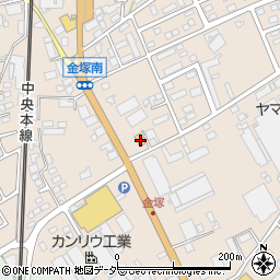 ファミリーマート塩尻金塚店周辺の地図