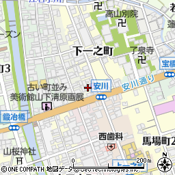 岐阜県高山市下一之町6周辺の地図