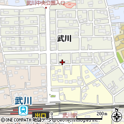 埼玉県深谷市武川269周辺の地図