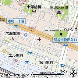 第四北越銀行熊谷支店 ＡＴＭ周辺の地図