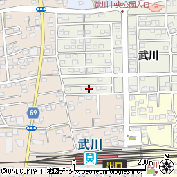 埼玉県深谷市武川112周辺の地図