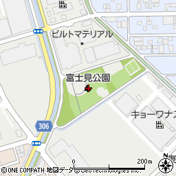 行田市役所　富士見公園運動場周辺の地図
