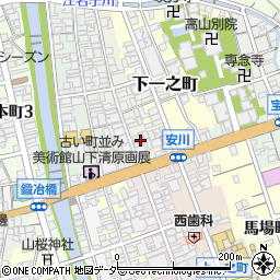 岐阜県高山市下二之町67周辺の地図