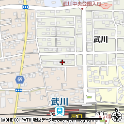 埼玉県深谷市武川111周辺の地図
