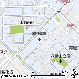 米田運輸株式会社行田物流センター周辺の地図