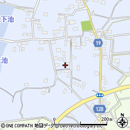 茨城県つくば市若森128周辺の地図