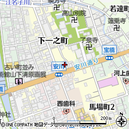 岐阜県高山市下一之町87周辺の地図