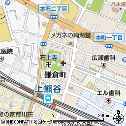 埼玉県熊谷市鎌倉町周辺の地図
