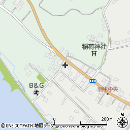 茨城県行方市羽生3周辺の地図