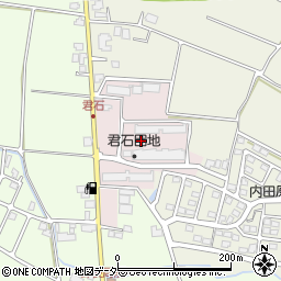 長野県塩尻市君石周辺の地図