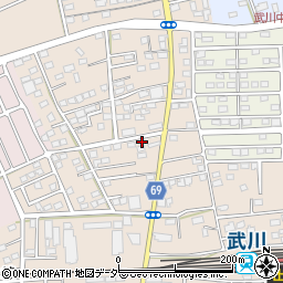 埼玉県深谷市田中2281周辺の地図