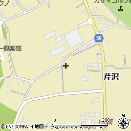茨城県行方市芹沢72周辺の地図