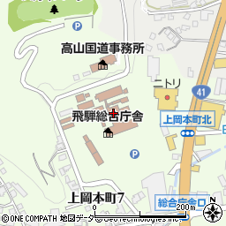 岐阜県病害虫防除所飛騨支所周辺の地図