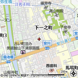 岐阜県高山市下一之町10周辺の地図