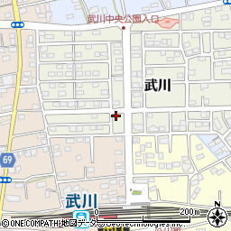埼玉県深谷市武川120周辺の地図