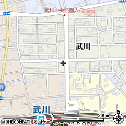 埼玉県深谷市武川121周辺の地図