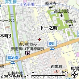 岐阜県高山市下二之町62周辺の地図