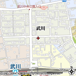 埼玉県深谷市武川266周辺の地図
