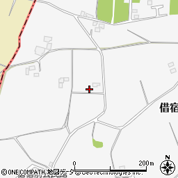 茨城県鉾田市借宿2263-52周辺の地図